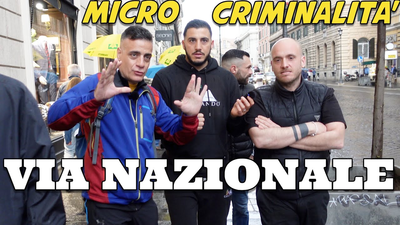 Via Nazionale Micro Criminalità nel Centro di Roma