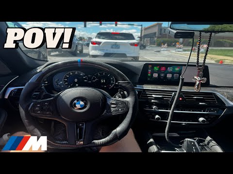Late To High School In My FBO BMW 540i - [ Crazy Pops And Bangs POV ]