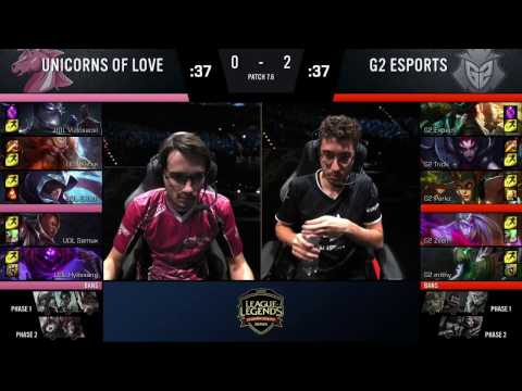 Final EU LCS 2017 Jogo 3 (UOL vs G2) Unicorns of Love vs G2 Esports