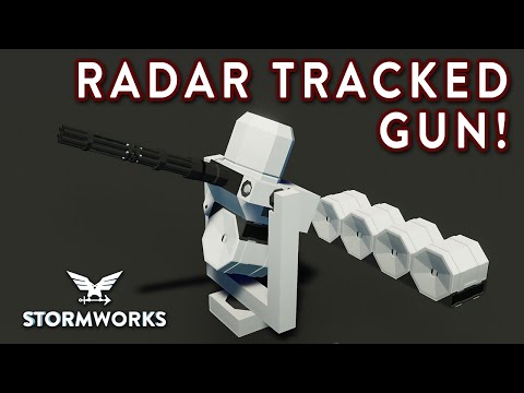 RADAR TRACKED GUN!! - Search & Destroy Weapons DLC - Stormworks