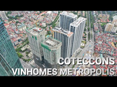 Coteccons cất nóc Tháp Văn phòng Dự án Vinhomes Metropolis