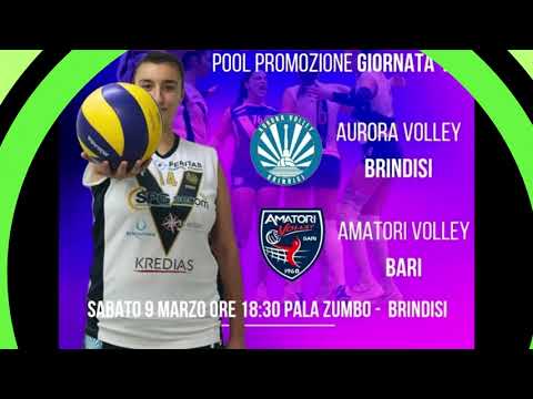 Aurora Volley Brindisi 🆚 Amatori Volley Bari
