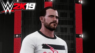 WWE 2K19 - CM Punk (Entrance, Signature, Finisher) w/ Titantron