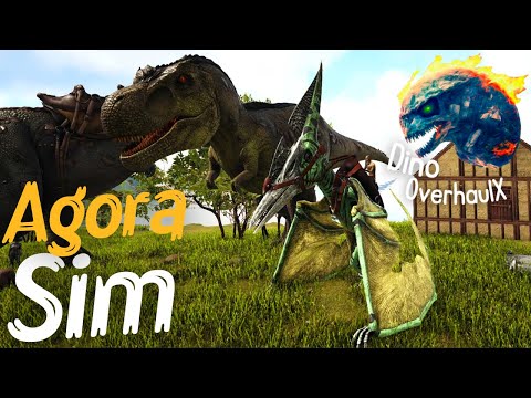 Agora sim, EVOLUIMOS MUITO e DOMAMOS um REX Ep.10:Ark DinoOverhaulX DOX