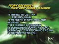 Ivory Records Hits Of Barry Manilow Songlist