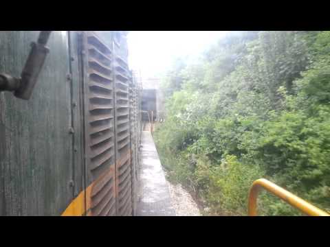 661-243 Train Driver's view: railroad in Serbia from Zemun to New Belgrade - SERBIAN RAILWAYS