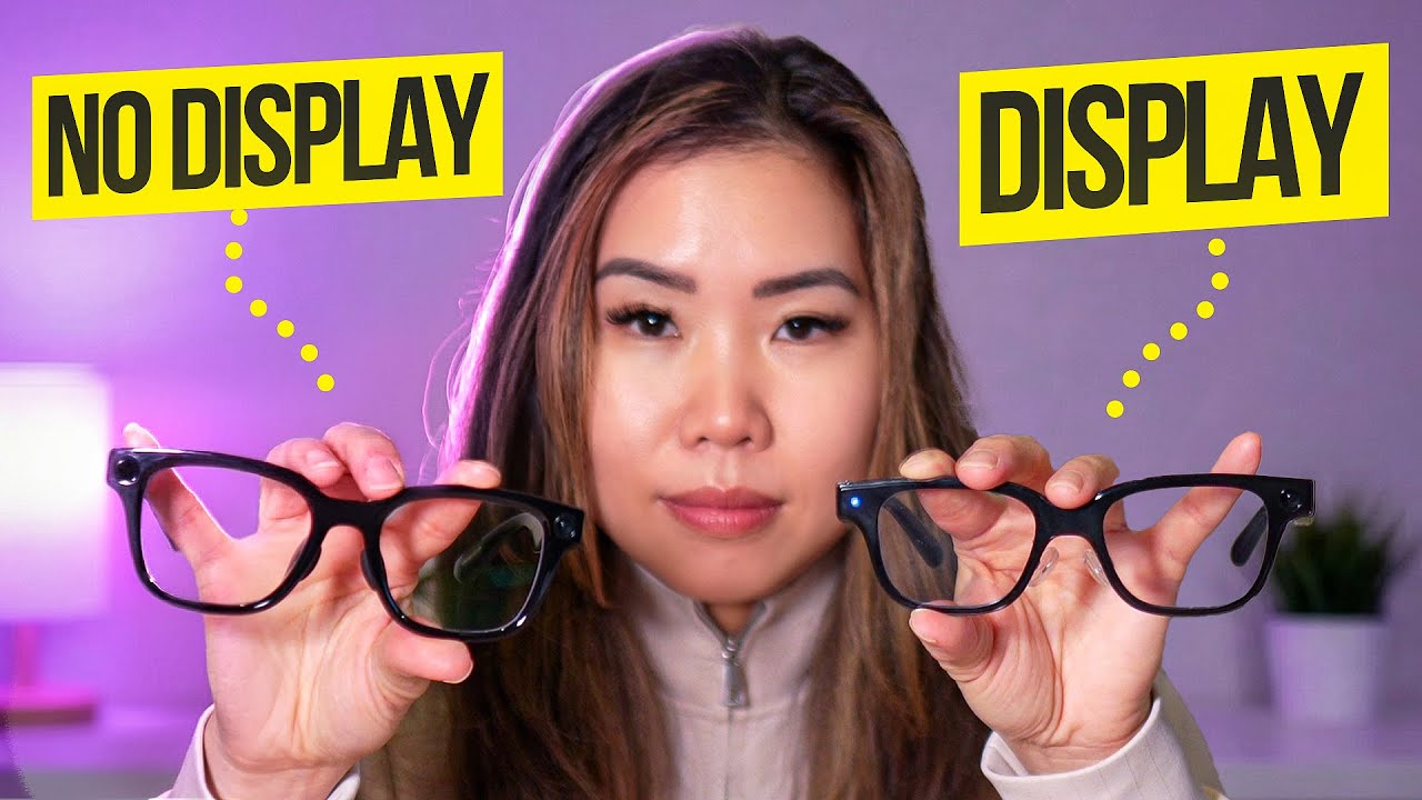 Side-by-side comparison of Rokid AI Glasses Style and Rokid Glasses AR models