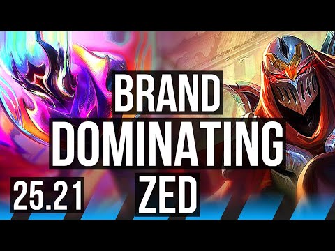 BRAND vs ZED (MID) | 7/2/8, Dominating | KR Master | 25.21