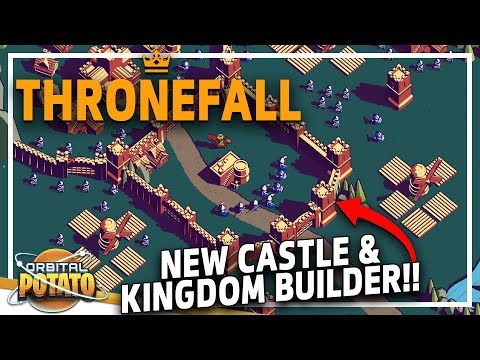 NEW Minimalist City Builder!! - Thronefall - Base Builder Kingdom Defence Game