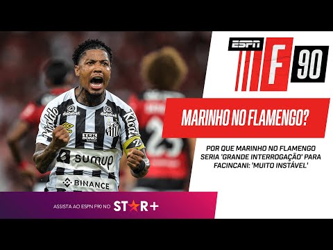 MARINHO NO FLAMENGO? Facincani diz que atacante seria 'grande interrogação' no Rubro-negro