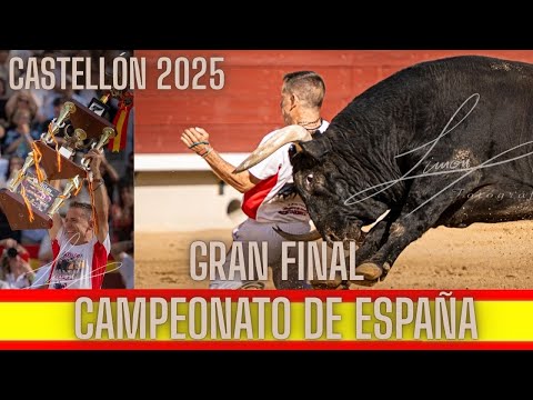 4K// 🏆 GRAN FINAL CAMPEONATO DE ESPAÑA CON TOROS BRAVOS CASTELLON 2025