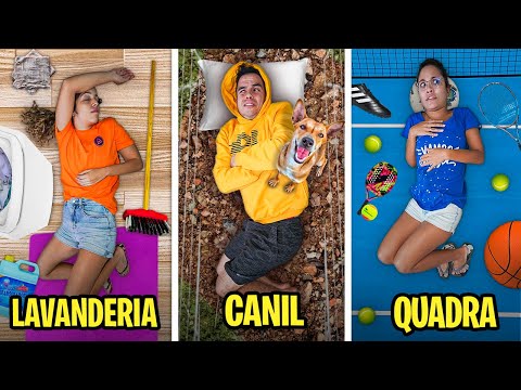 PASSAMOS A NOITE NOS LUGARES MAIS ALEATÓRIOS E ISSO ACONTECEU! - LOUCURA!