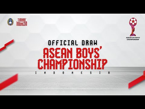 LIVE: Drawing ASEAN U16 BOYS' CHAMPIONSHIP 2024