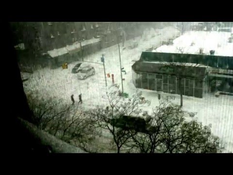 Winter Storm Jonas Timelapse