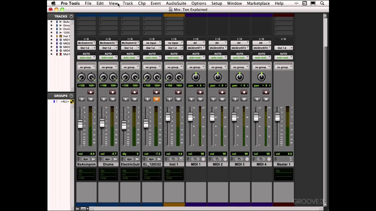 Track Controls (Pro Tools 10 Explained)
