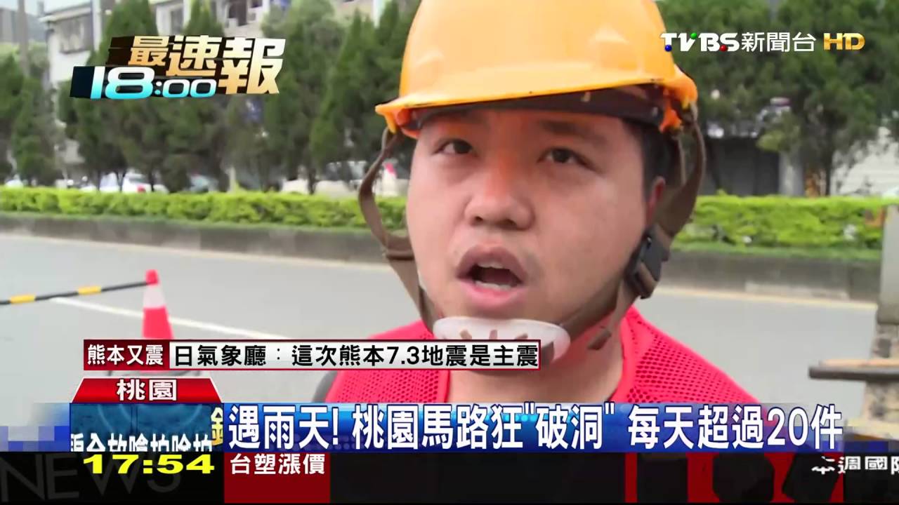 遇雨天!桃園馬路狂「破洞」 每天超過20件