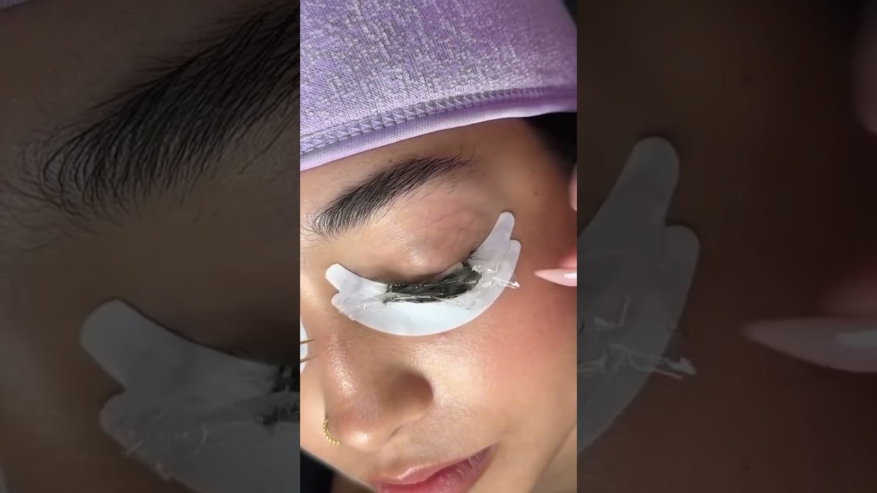Lash extension removal 🥳 #lashextensions #lashing #lashextentions #lashes #lashartist #removal