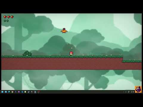 Enemy Showcase #7 "Fatty Bird" for my platformer game made in Godot 4