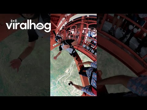Base Jump From Balinghe Bridge || ViralHog