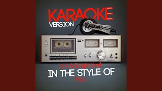 S-S-S Single Bed (In the Style of Fox) (Karaoke Version)