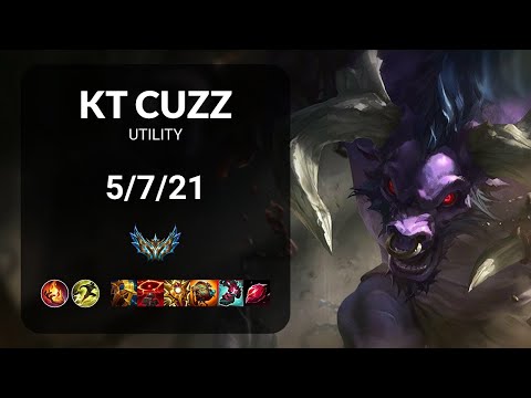 KT Cuzz Alistar vs Morgana UTILITY - KR CHALLENGER Patch 15.11