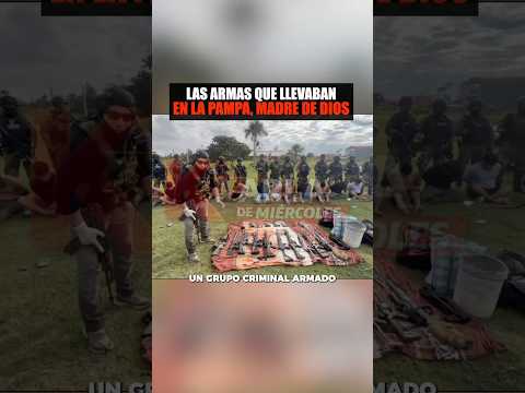 🔴 MINAS CLAYMORE EN LA PAMPA: El arsenal de una organización criminal