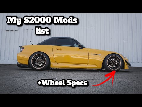 My S2000 Parts list * Secret to perfect wheel fit *