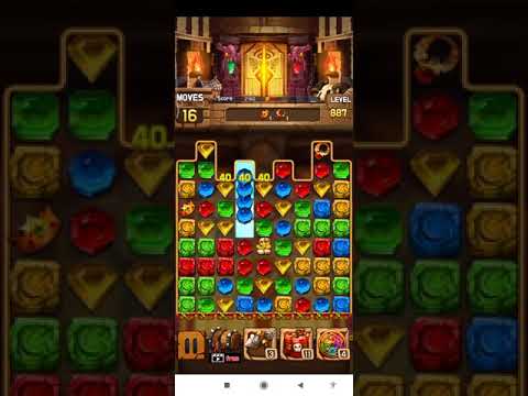 Jewel Legacy 💎 Level 887 ⭐⭐⭐ - Jewels & Gems Match 3 Puzzle 2021 no Booster 👑 Android Gameplay ✅