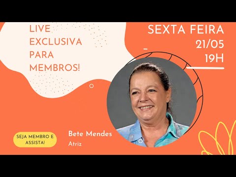 #LIVE - Beth Mendes  - EXCLUSIVA PARA MEMBROS