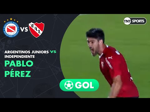 Pablo Pérez (0-1) Argentinos Juniors vs Independiente | Primera Rueda (ida) - Copa Superliga 2019