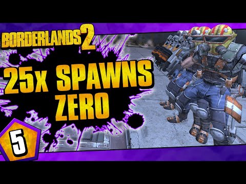 Borderlands 2 | 25x Spawns Zer0 Challenge Run | Day #5