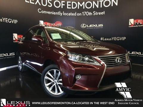 Used 2015 Red Lexus RX 350 AWD Technology Walkaround Review | Grande Cache Alberta