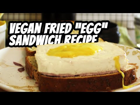 Easy Vegan Fried "Egg" Sandwiches // AKA VEGAN EGG BANJOS | Recipe by Mary's Test Kitchen