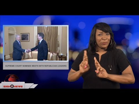 Supreme Court nominee meets with republican leaders (ASL - 7.10.18)