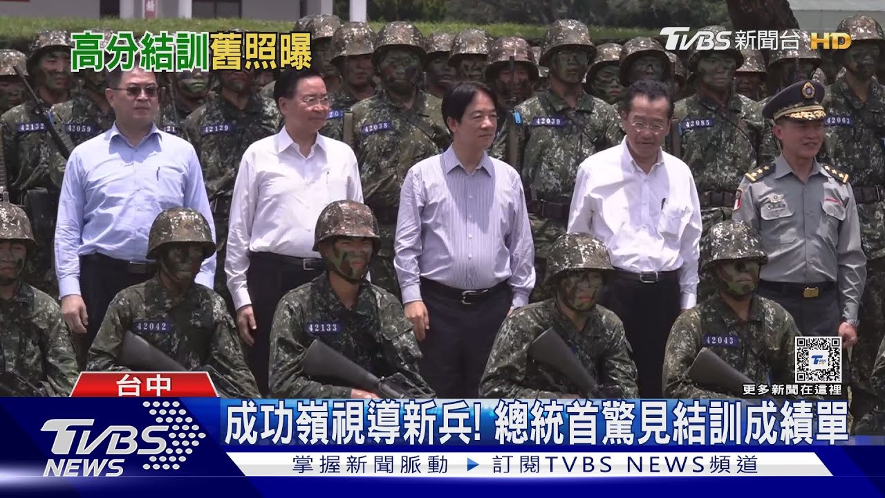 成功嶺視導新兵!總統首驚見結訓成績單
