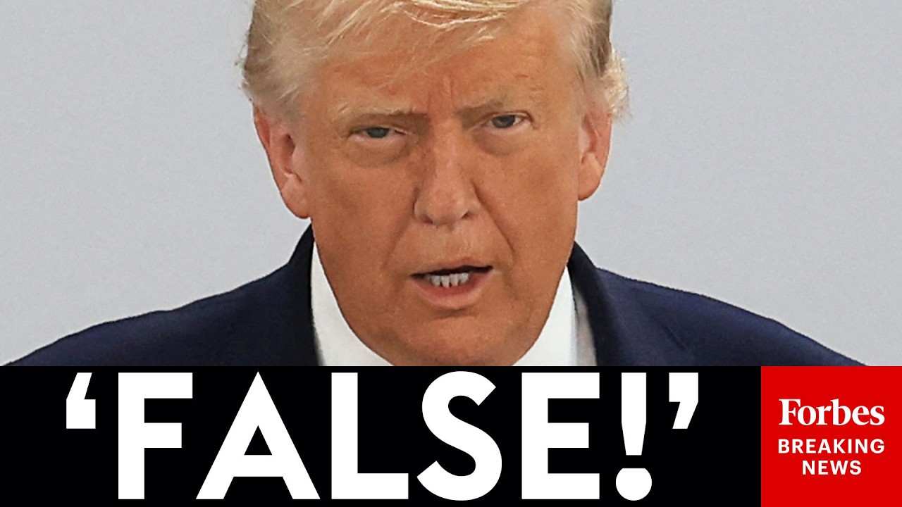Video | JUST IN: Trump Calls Reports Of $300 Billion Investment Fund In Iran Untrue