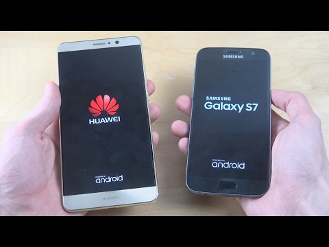 Huawei Mate 9 vs. Samsung Galaxy S7 - Which Is Faster?!