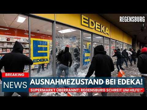 EDEKA emergency call!🚨Security surrenders! Permanent siege by criminal gang!🆘 "There are too many!"