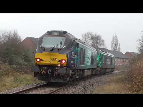 68006/68003 0c51 Sellafield - Heysham / 6c52 Return, 23rd December 2021