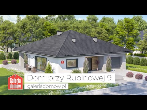 Projekt domu przy Rubinowej 9 - GaleriaDomow.pl