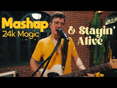 24k Magic + Stayin' Alive | Sunflower Mashup | Show Cover Ao Vivo
