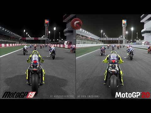 MotoGP 20 vs MotoGP 2019 Game comparison (PC)