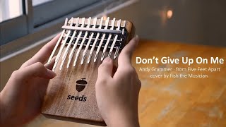 Andy Grammer - &quot;Don&#39;t Give Up On Me&quot; - from Five Feet Apart (Seeds kalimba cover)