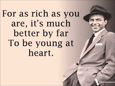 Frank Sinatra- Young at Heart Lyrics