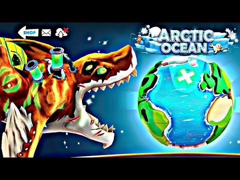 MELTDOWN SHARK Unlimited Power Vs Arctic Ocean  | Hungry Shark World