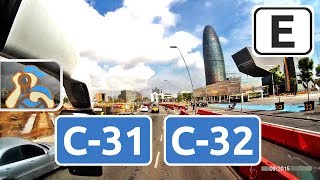 Espanya. Catalunya. C31, C32, GI600, GI682. [ Barcelona - Blanes - Lloret de Mar ]