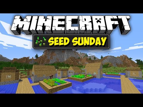 EPIC Minecraft River Village & Mountain Seed!!