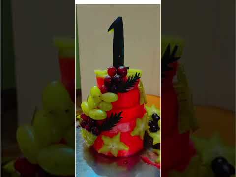 Want to know how I made it?  #fruitcake #babyfirstbirthday #healthycake