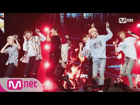 [KCON LA] BTS-INTRO(Young Forever)+FIRE 160809 EP.487ㅣ KCON 2016 LA×M COUNTDOWN