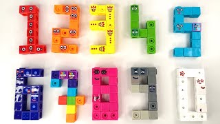 DIY Numberblocks 1 to 110 Snap Cubes Custom Set Educational Videos for Toddlers Learning Fun Toy!